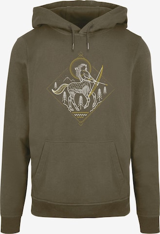 ABSOLUTE CULT Sweatshirt 'Harry Potter - Centaur' in Grün: Vorderseite