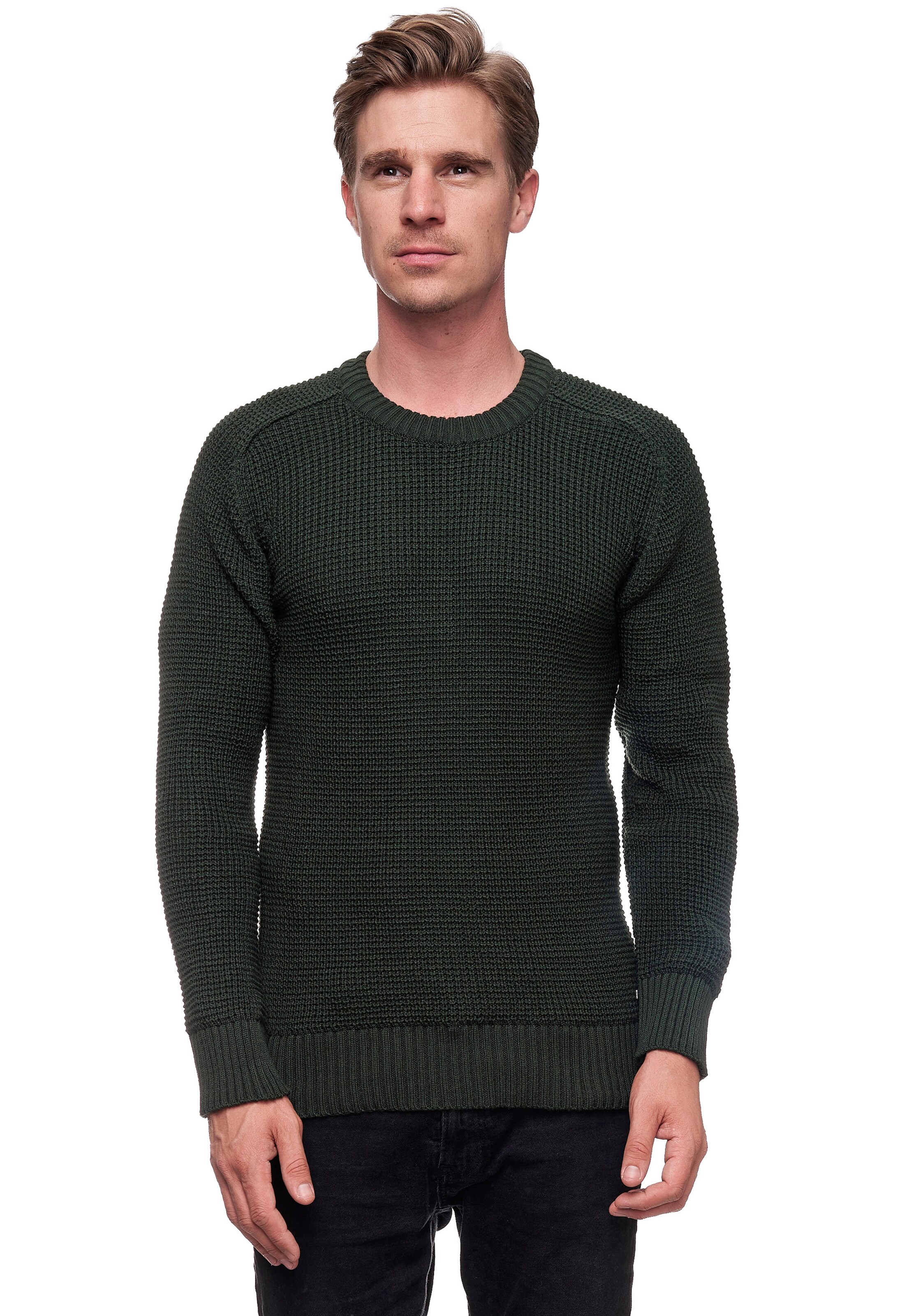 Rusty Neal Pullover in Grün: Vorderseite