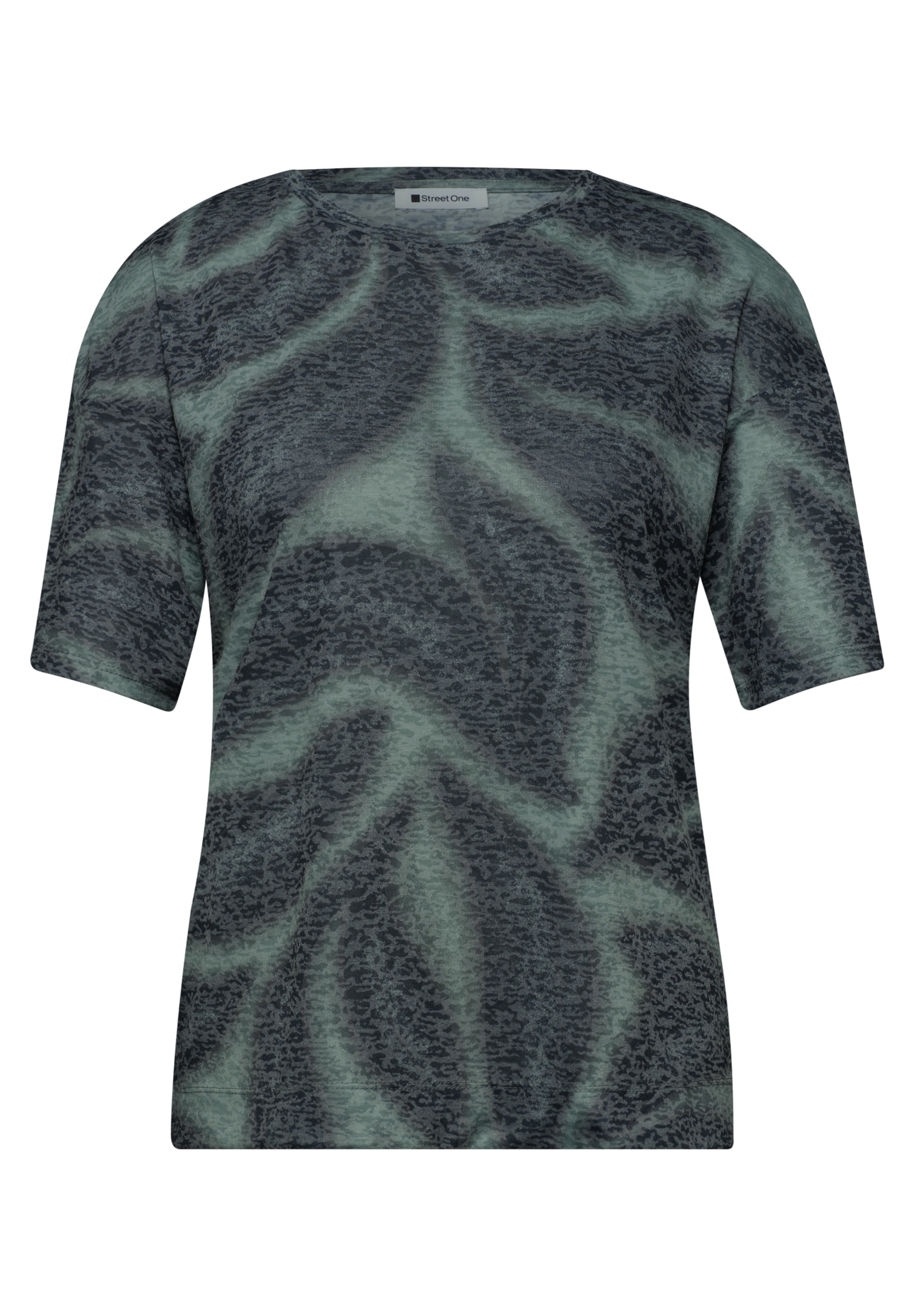 T-shirt STREET ONE en vert : devant