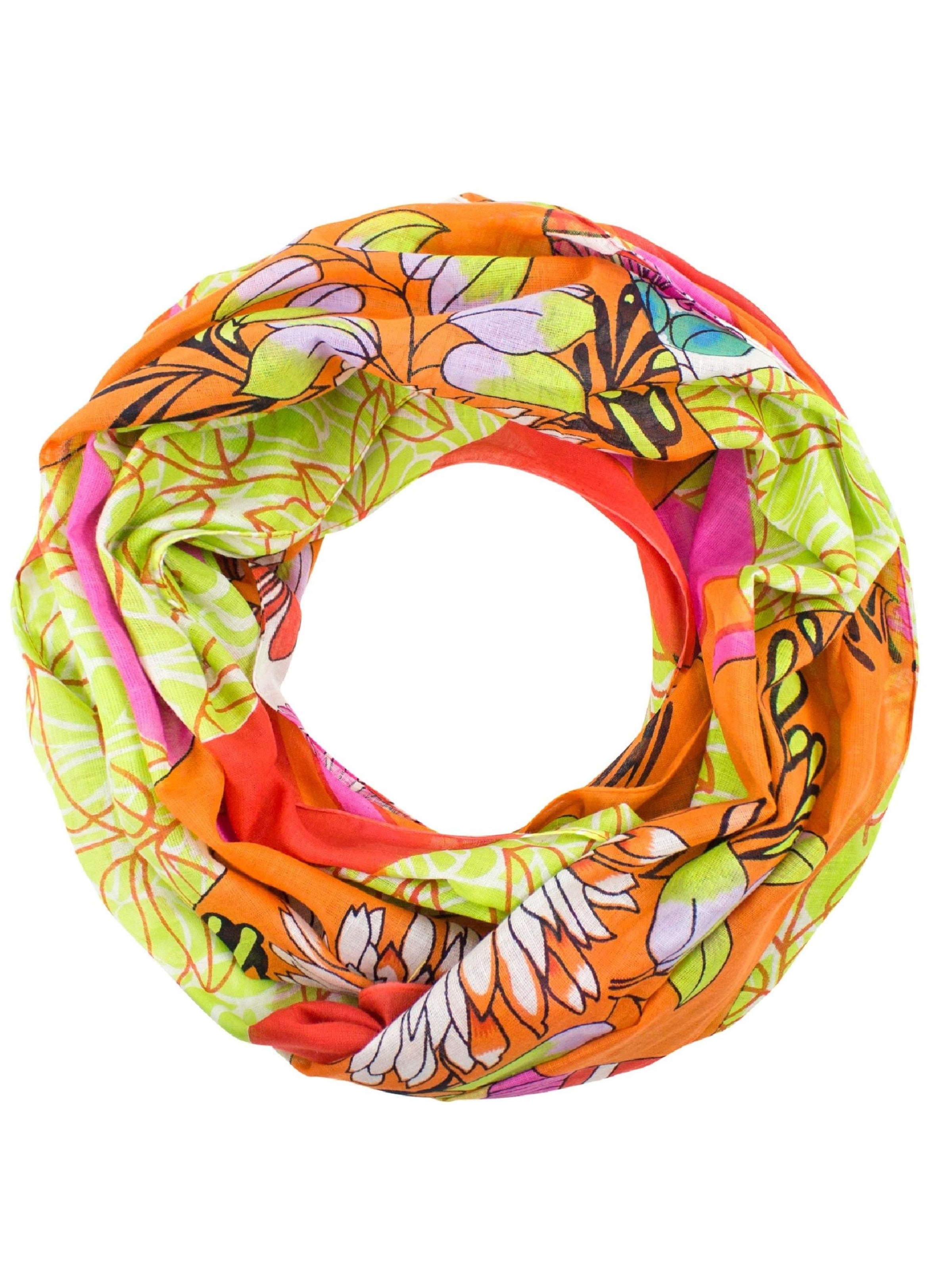 Sunsa Tube Scarf 'Sunsa' in Orange: front