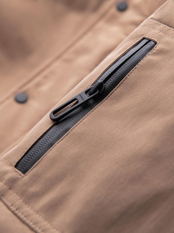 Ombre Winter parka in Brown