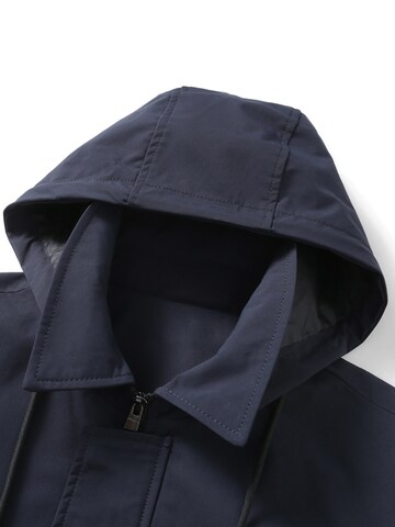 ALLTHEMEN Between-Seasons Coat 'Hülle' in Blue
