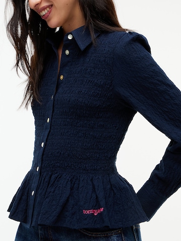 Chemisier Tommy Jeans en bleu