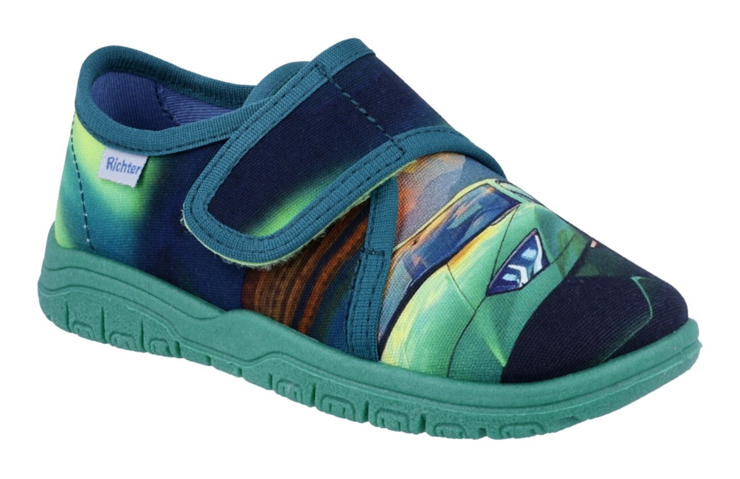 Richter Schuhe Slippers in Green: front
