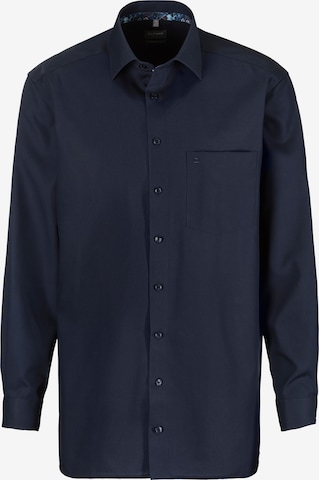 OLYMP Comfort fit Business Shirt in Blue: front