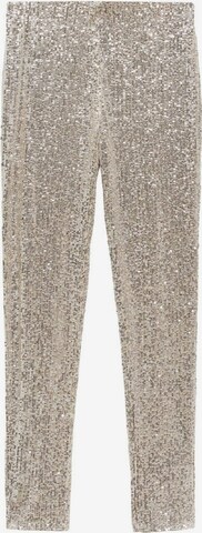 MANGO Regular Leggings 'Yoti' i beige: framsida