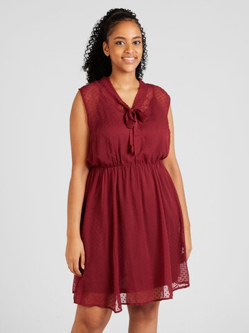 ABOUT YOU Curvy Dress 'Renate' in Red: front