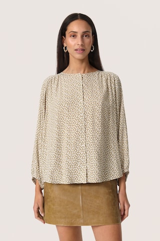 SOAKED IN LUXURY Blouse 'SLArjana Leodora' in Grün: Vorderseite