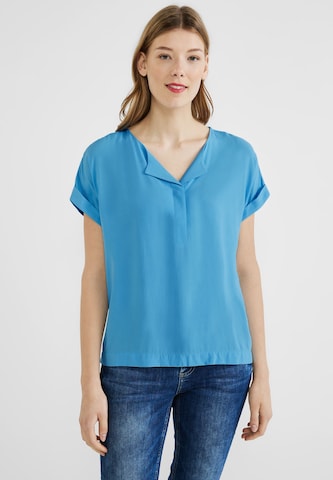 STREET ONE Blouse in Blauw: voorkant