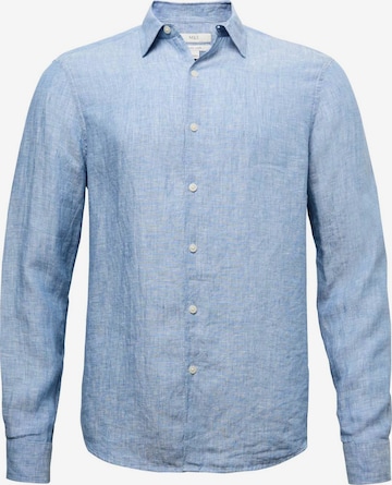 Marks & Spencer Regular fit Overhemd in Blauw: voorkant