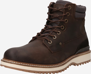Lumberjack Lace-up boots in Brown: front