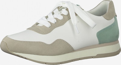 TAMARIS Sneakers in Light beige / Mint / White, Item view