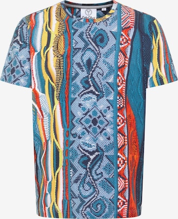 Carlo Colucci Shirt 'Dini' in Blauw: voorkant
