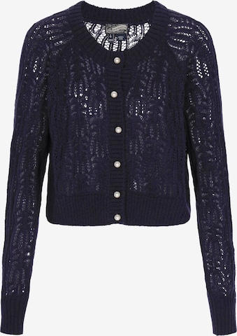 Cardigan 'Vintage' DreiMaster Vintage en bleu : devant