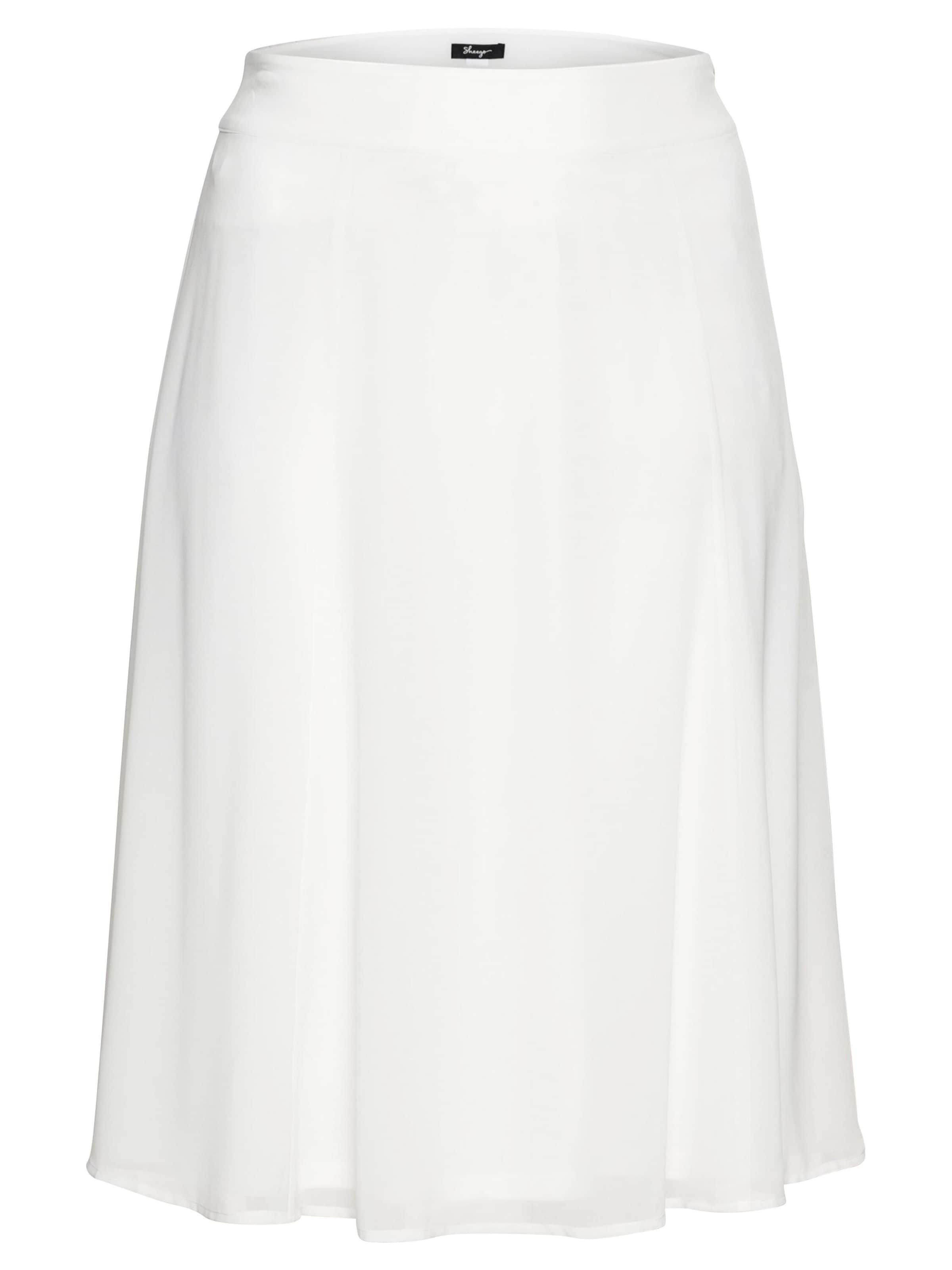 SHEEGO Sukňa - Biela: predná strana