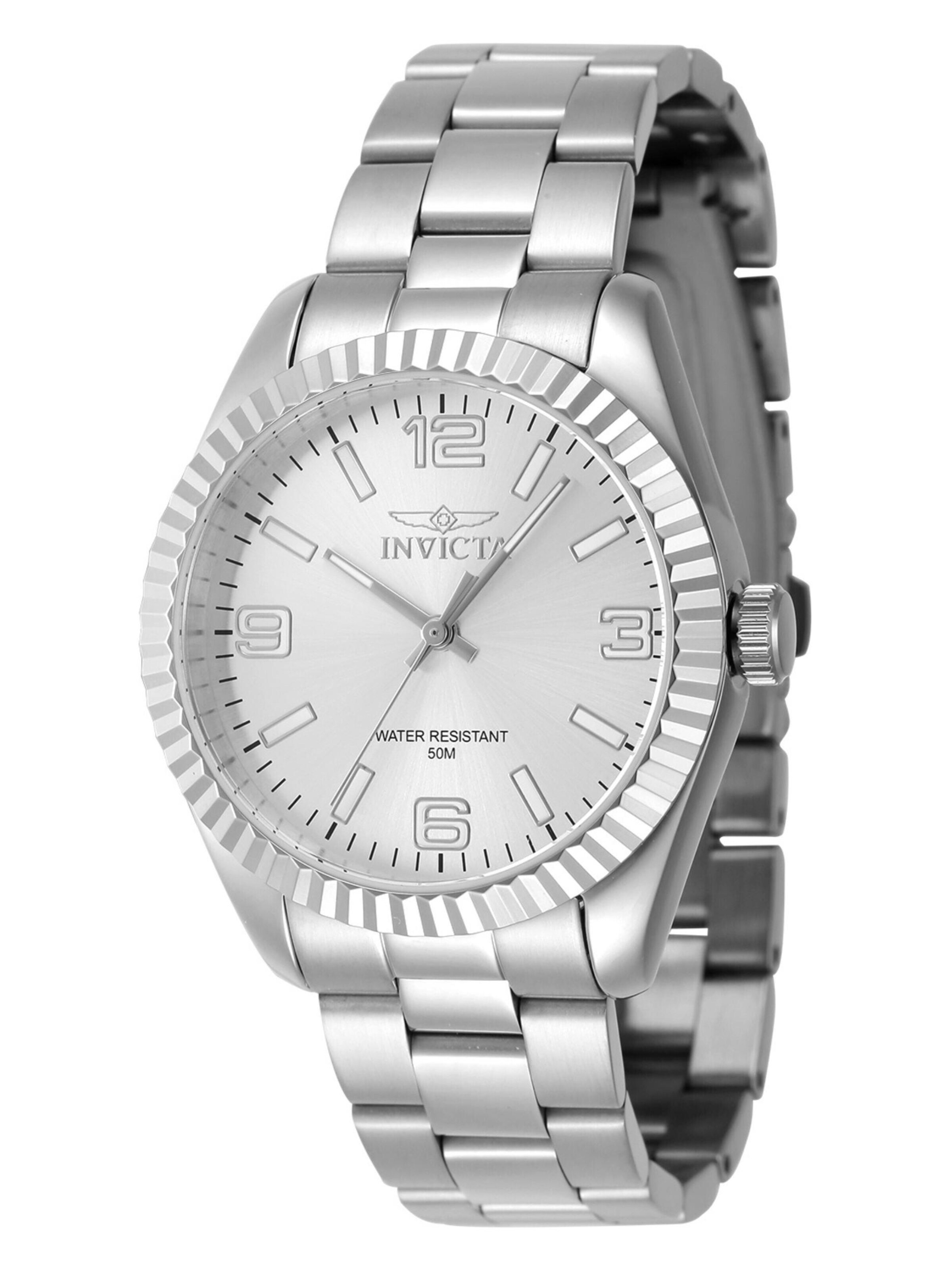 Invicta Analoguhr 'Specialty'‌‌‌‌‌‌ in Silber: Vorderseite