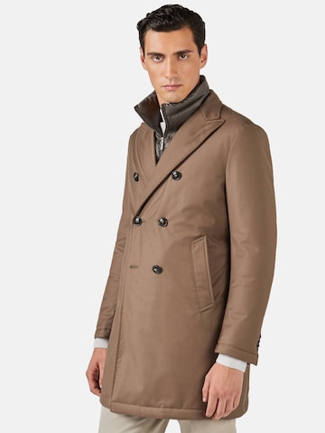 Boggi Milano Płaszcz zimowy w kolorze brązowy: przód