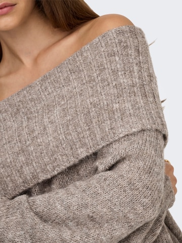 Pull-over 'ONLSHINE' ONLY en marron