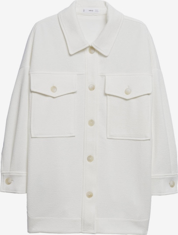 MANGO Between-Season Jacket in White: front