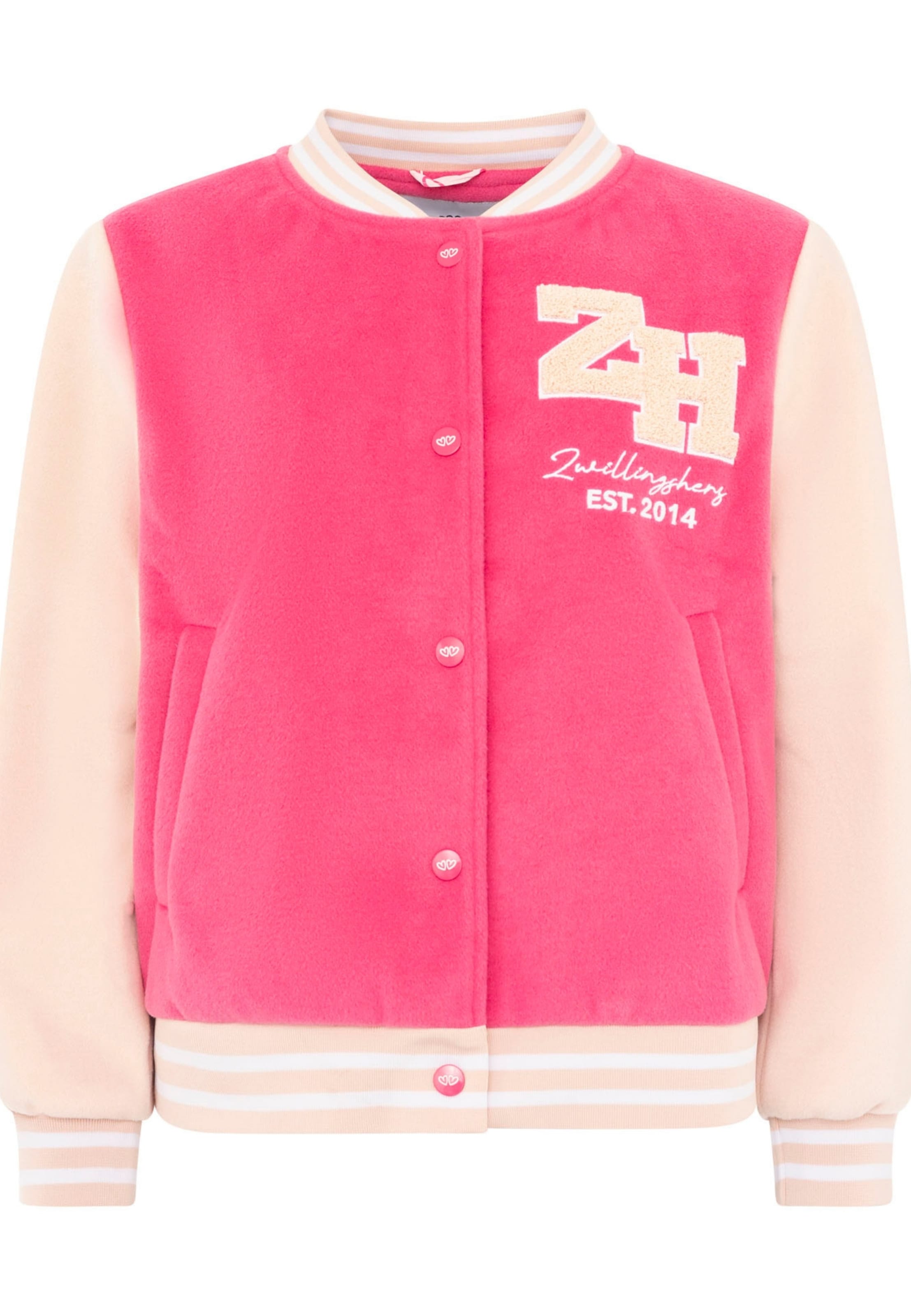 Veste de sport Zwillingsherz en rose : devant