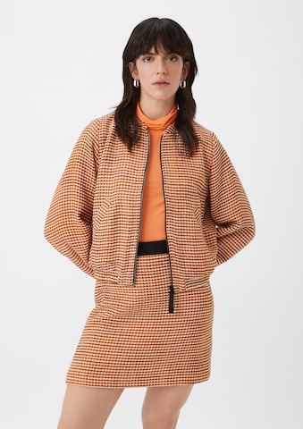 Veste mi-saison comma casual identity en orange : devant