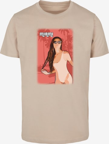 T-Shirt 'Grand Miami' Merchcode en beige : devant