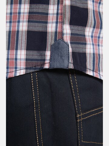 Jan Vanderstorm Comfort fit Button Up Shirt ' Arnelf ' in Blue