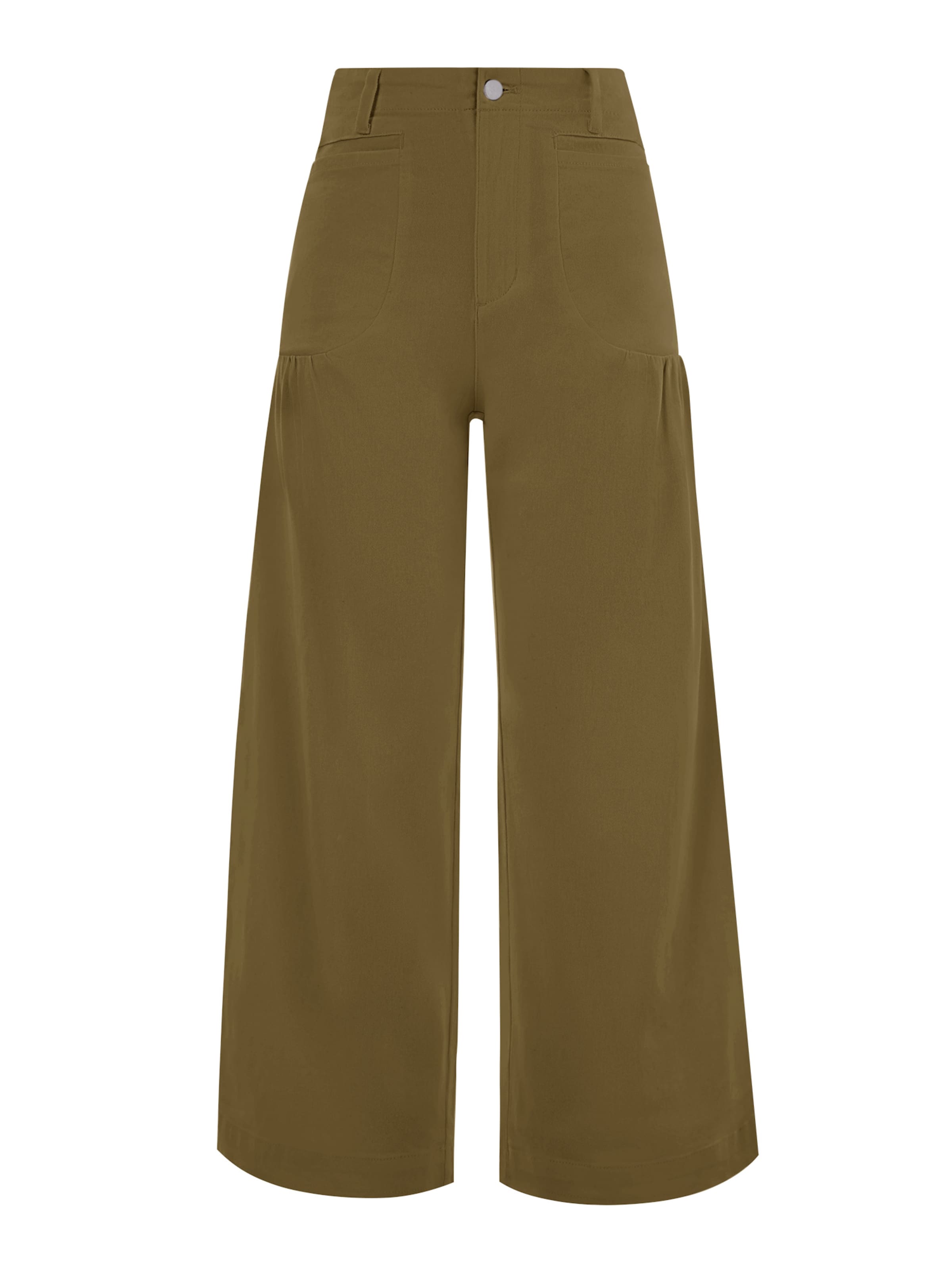 Imily Bela Широкий Джинсы в Зеленый: спереди