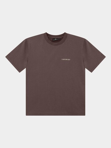 T-Shirt 'Last Bucks | Capital Tee' Last Bucks en marron : devant