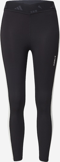 ADIDAS PERFORMANCE Workout Pants in Grey / Black / White, Item view