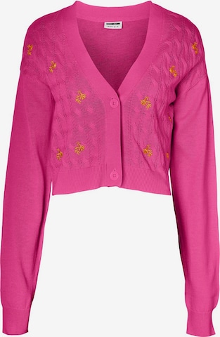 Cardigan 'Lil' Noisy may en rose : devant