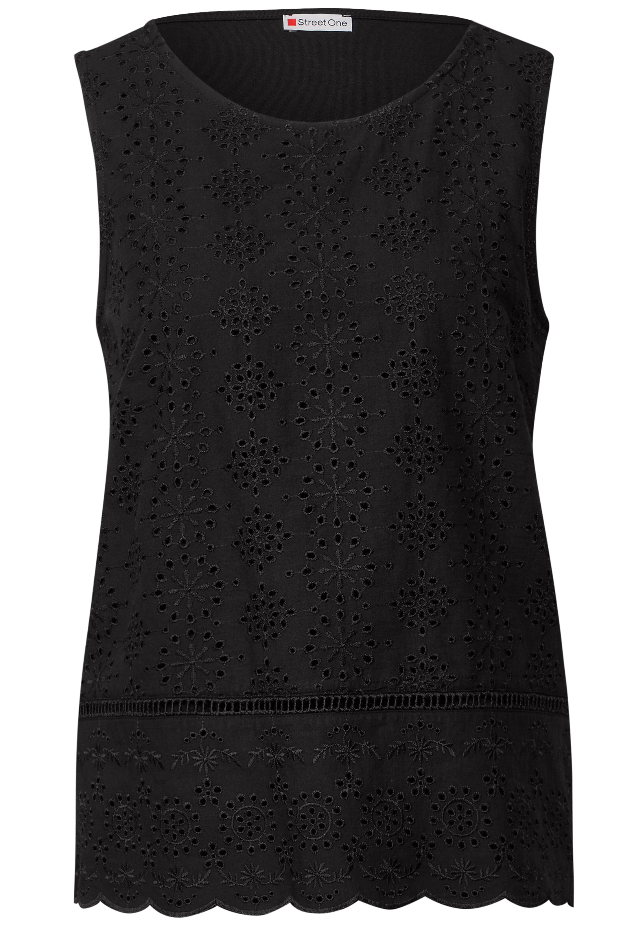 STREET ONE Top in Black: front