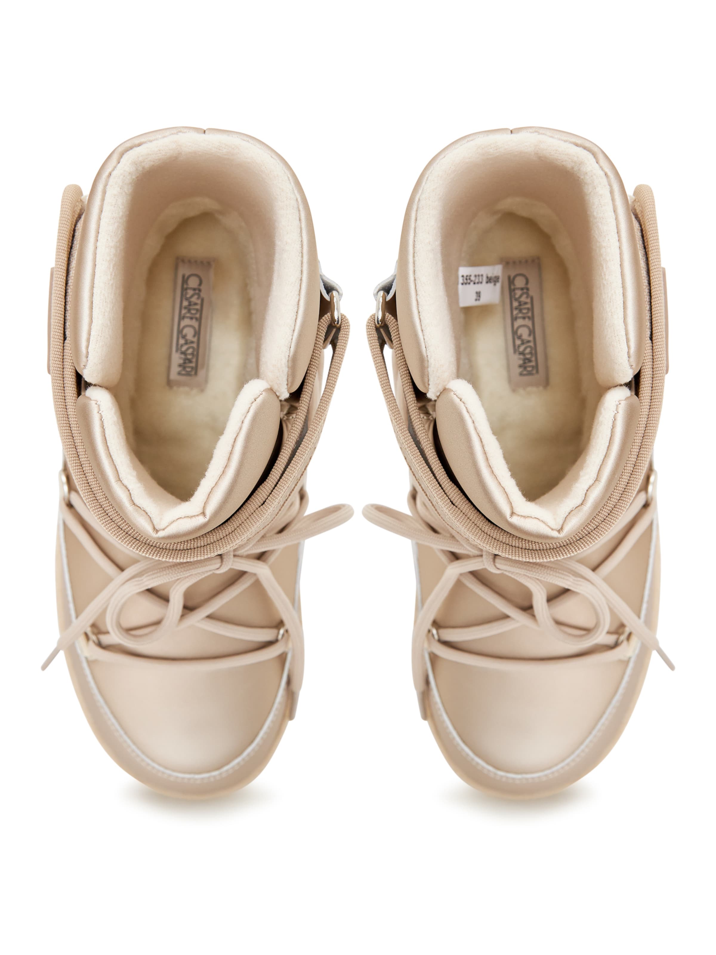 CESARE GASPARI Snow boots in Beige