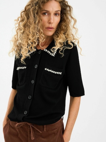 Pullover 'Vigga' di Pieszak in nero: frontale