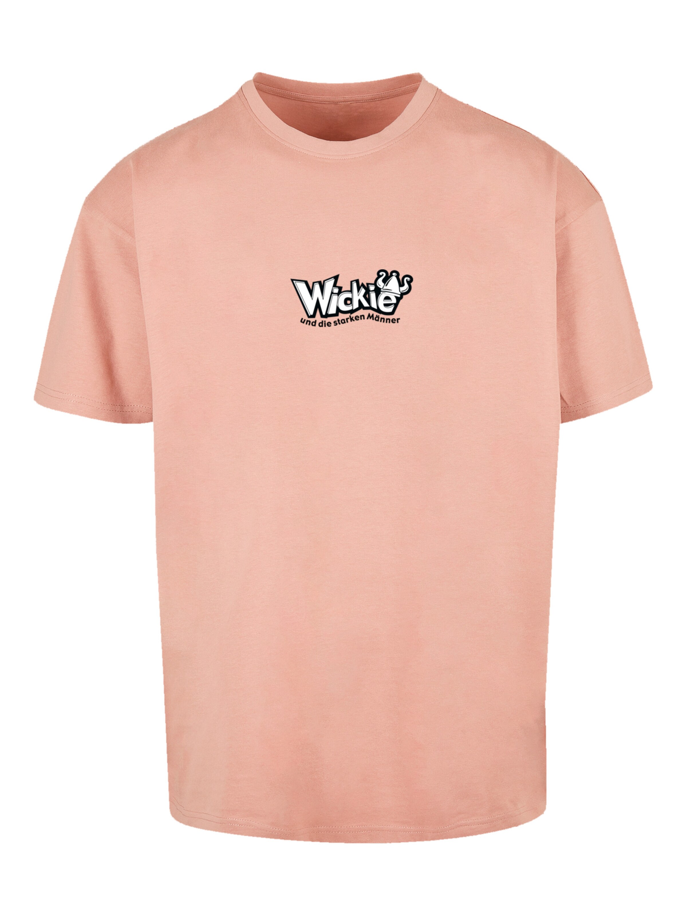 T-Shirt 'Wickie und die starken Männer Heroes of Childhood' F4NT4STIC en orange : devant