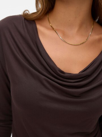 VERO MODA Shirt 'VMLibra' in Bruin