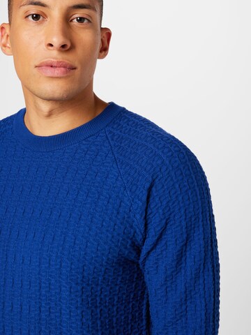 HUGO Red Sweter 'Srido' w kolorze niebieski