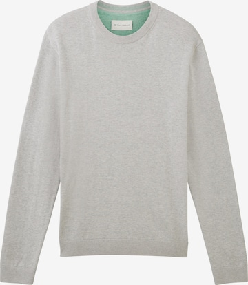 Pull-over TOM TAILOR en gris : devant