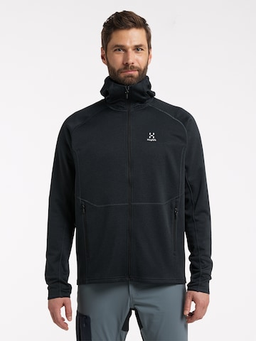 Haglöfs Athletic fleece jacket 'Skuta' in Black: front