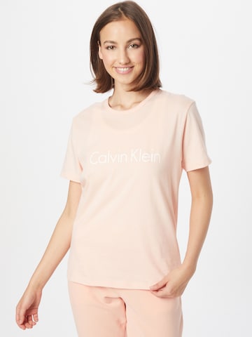 Chemise de nuit Calvin Klein Underwear en orange : devant