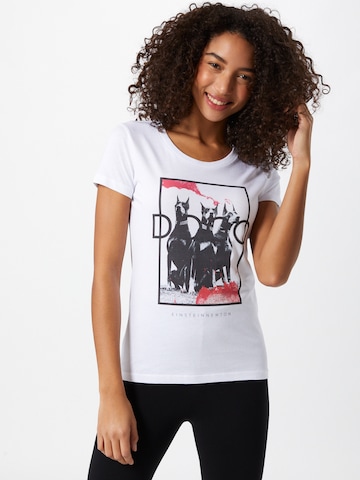 EINSTEIN & NEWTON T-Shirt 'Dogo' in Weiß: predná strana