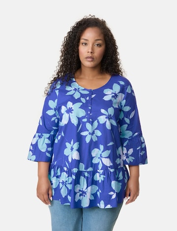 SAMOON Bluse in Blau: Vorderseite