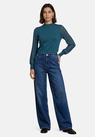 zero Pullover in Blau