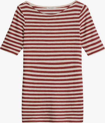 T-shirt Marc O'Polo en rouge : devant