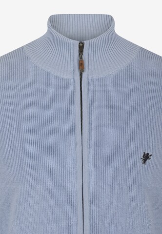 DENIM CULTURE Knit Cardigan 'BRANDON' in Blue