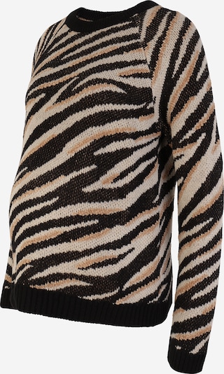 Pulover 'ELINA' Only Maternity pe bej / maro deschis / negru, Vizualizare produs
