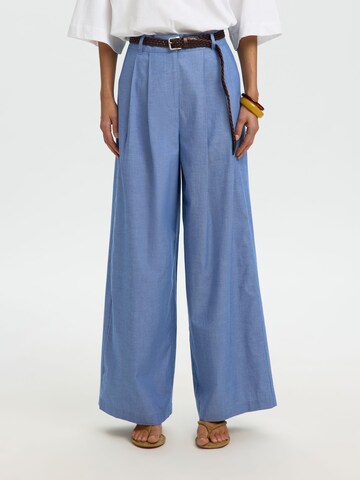 SELECTED Regular Trousers in Blue: front