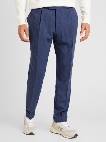 Regular Pantalon à pince 'H-Louis' BOSS en bleu : devant