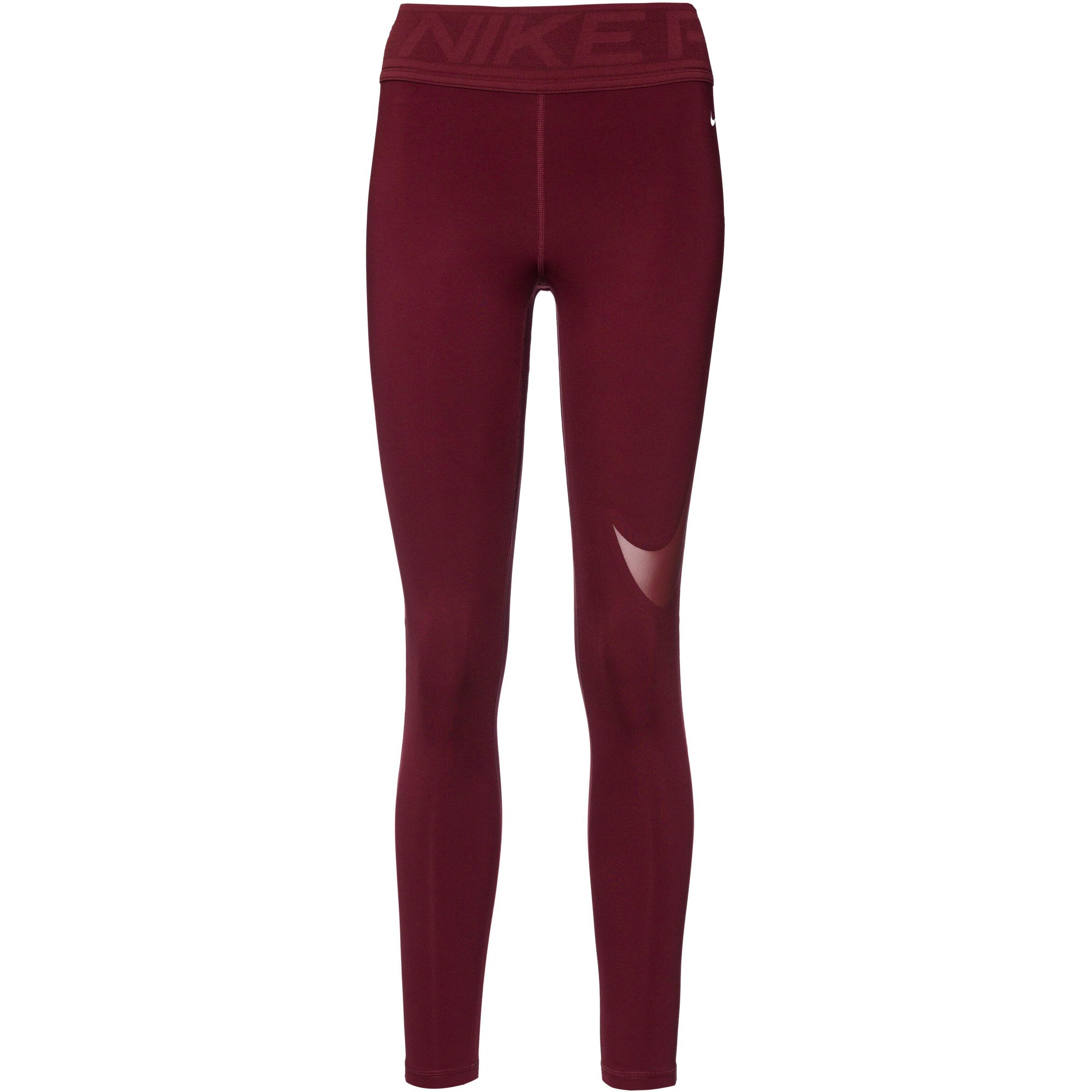 NIKE Workout Pants in Red: front