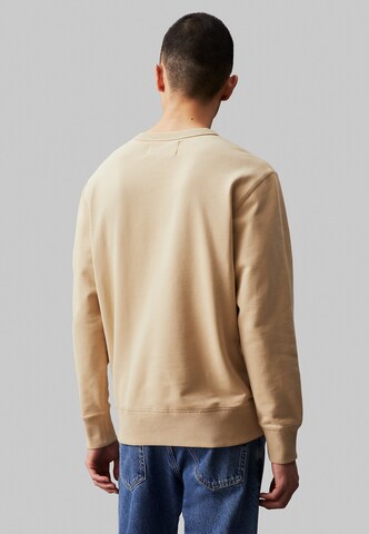 Calvin Klein Jeans Sweatshirt in Beige